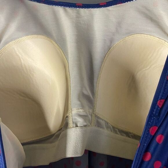 Swim 365 Polka Dot Tankini Top Size 22W - Picture 7 of 7